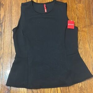 Spanx air essential very black peplum -m